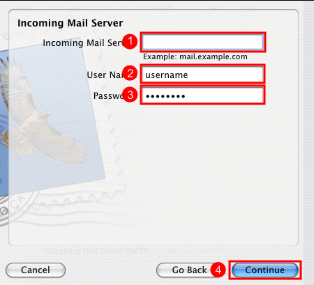 setting up mac mail with comcast